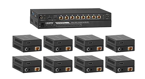 KanexPro KanexPro HDMI 1x8 Distribution Amplifier Over CAT5e/6 Outputs