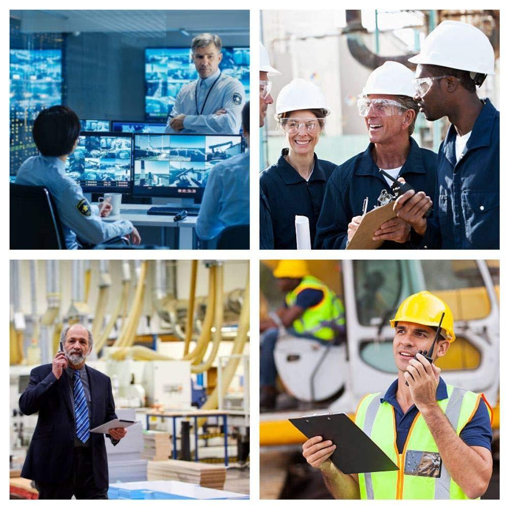 Radioddity 2 Pack Radioddity GA-2S Long Range Walkie Talkies for Adults UHF Two Way Radio Rechargeable with Micro USB Charging + 2 Pack Radioddity RS22 Radioddity RS22 Remote Speaker Mic with Clear Sound