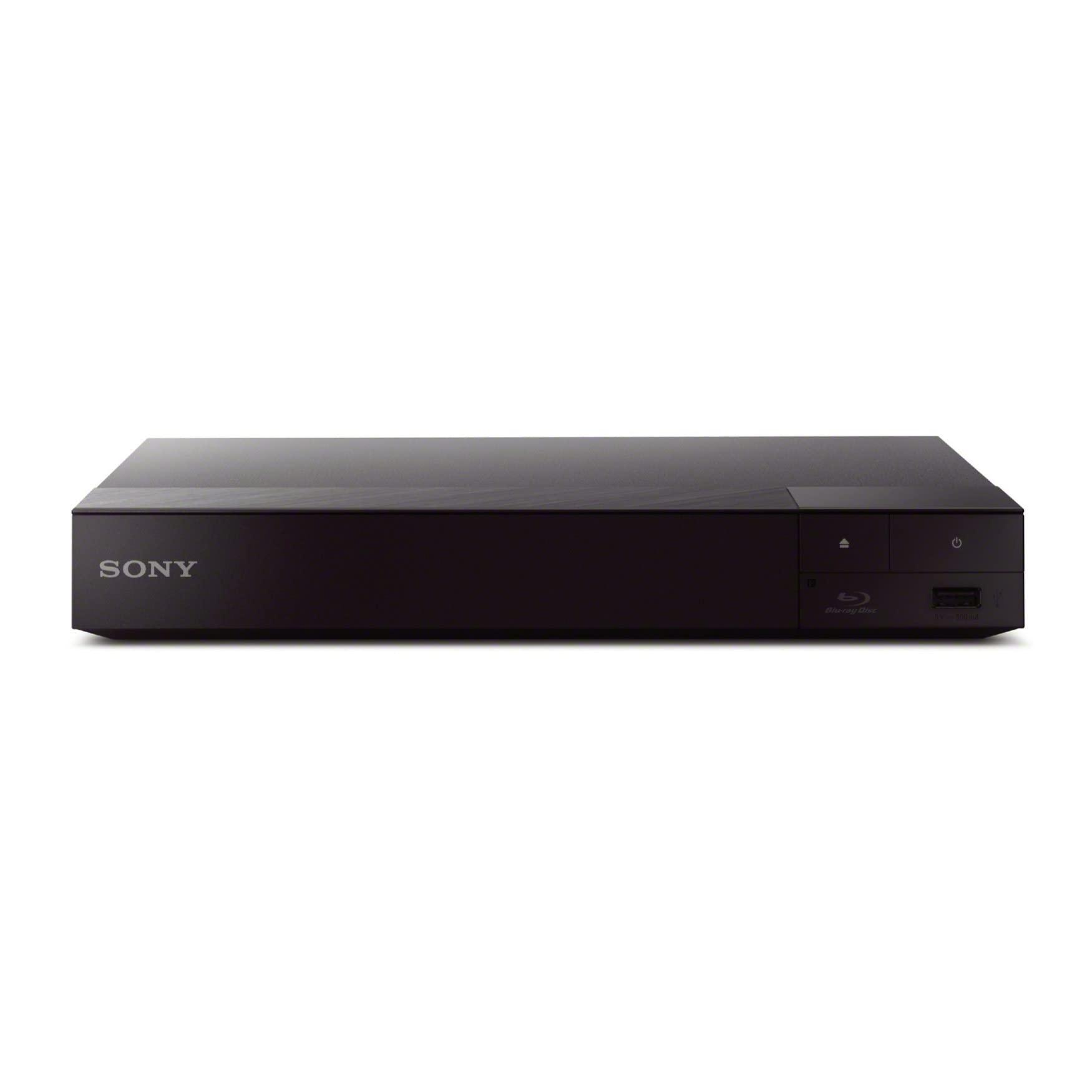 Sony Sony 4K Upscaling 3D Streaming Blu-Ray Disc Player (Black) Bundle with Nylon-Braided HDMI Cable (2 Items)