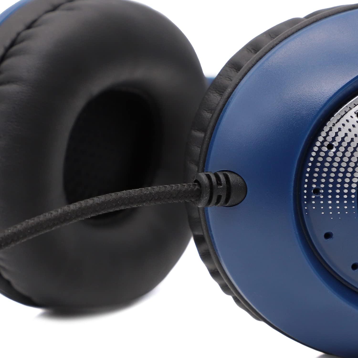 Avid Avid Products AE-55 Headset Blue and Silver with TRRS Plug