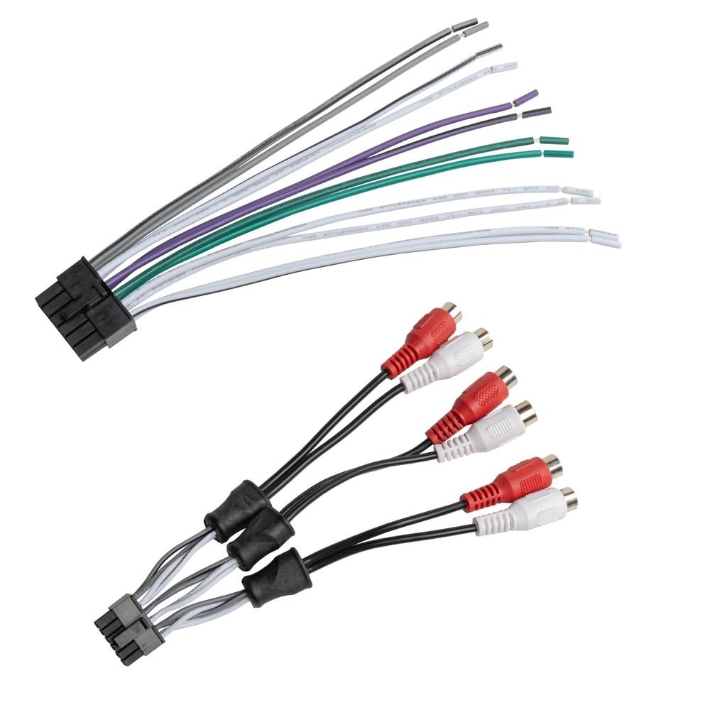 NVX NVX VADM5v2 1500W Peak (750W RMS) V-Series Micro Full-Range Class D Compact 5-Channel Car/Marine/Powersports Amplifier with Remote Bass Knob