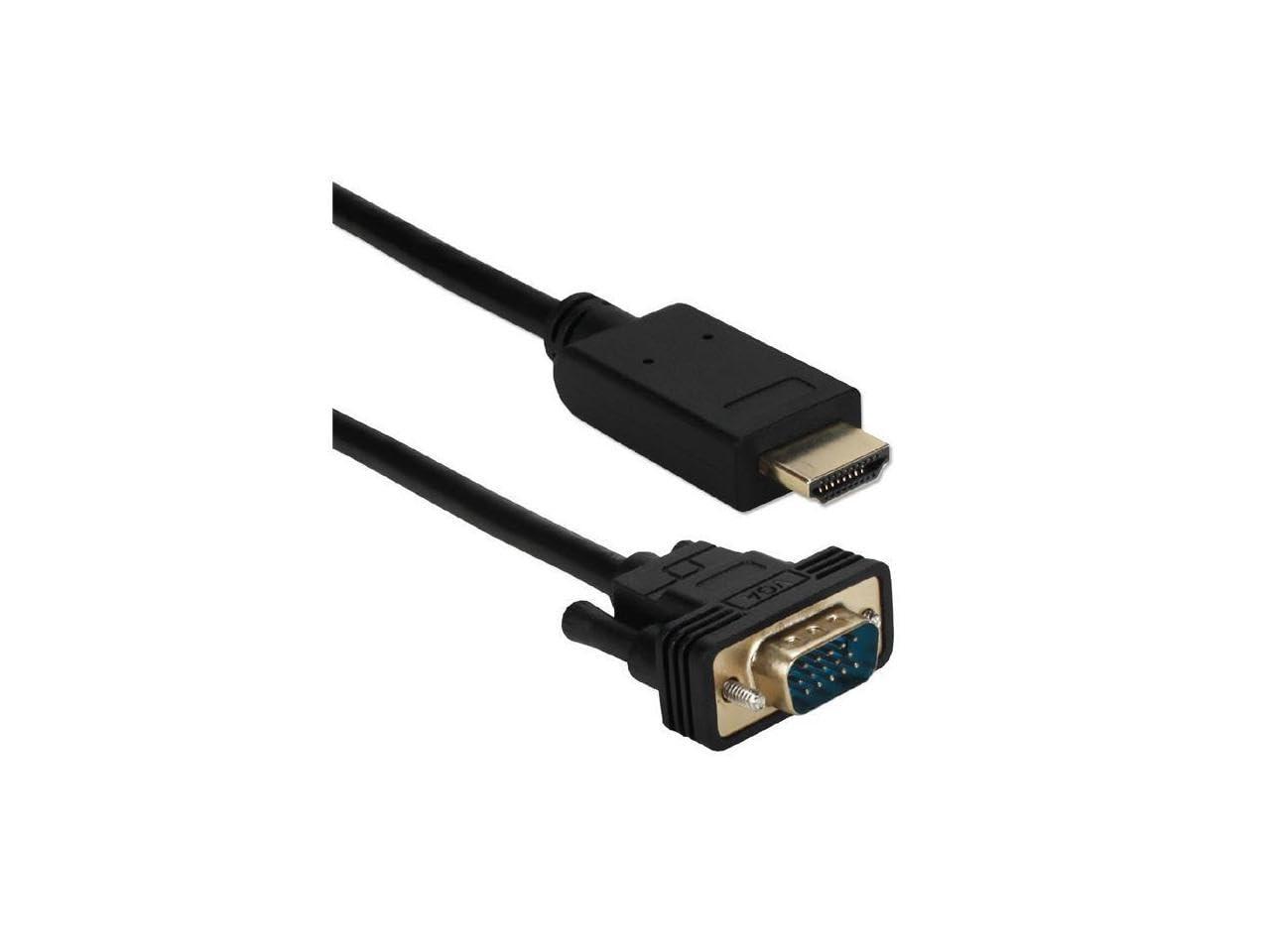 QVS QVS XHDV-03 3FT HDMI to VGA Video Converter Cable