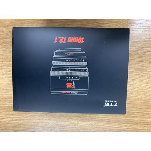 7artisans 7artisans 10mm T2.1 Hope Series Professional Cine Lens S35 Frame Mirrorless Cameras Lens Compatible for Macro 4/3 Mount,MFT Mount/LUMIX GH5LL/LUMIX GH5S/Z CAM/LUMIX GH6/BMPCC4K/DC-BGH1(Black)