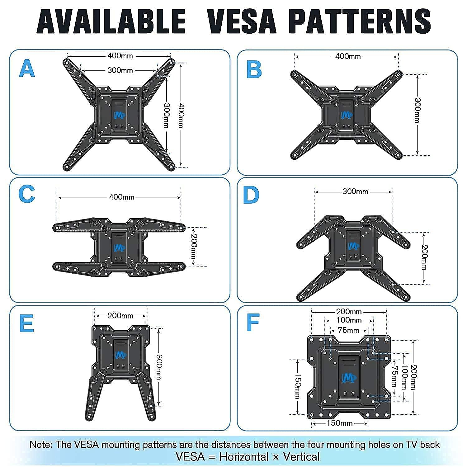 Mounting Dream Mounting Dream Lockable RV Camper TV Mount for Flat Screen 10-26 Inch TV Monitor MD2209, Bundle with Universal Full Motion TV Mount Swivel Tilt Articulate for 26-55\' \'TVs MD2418-MX
