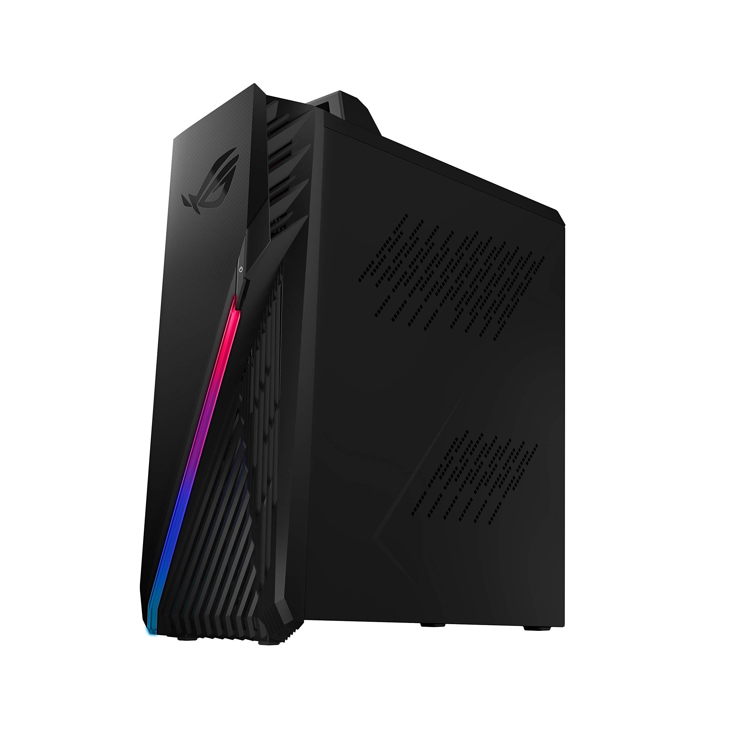 ASUS ROG Strix G15CK Gaming Desktop PC, Intel Core i7-10700KF, GeForce RTX 2060 SUPER, 16GB DDR4 RAM, 512GB SSD, Wi-Fi 6, ROG Strix Flare Keyboard & Gladius II Mouse, Windows 10 Home, G15CK-BS764