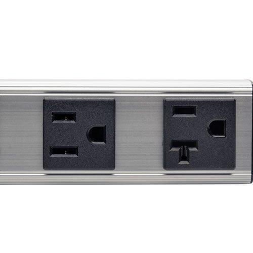 Tripp Lite Tripp Lite 4 Outlet Bench & Cabinet Power Strip, 12 in. Length, 15ft Cord with 5-20P Plug (PS120420)