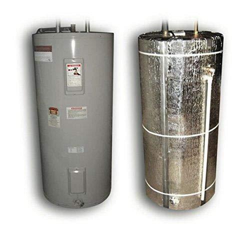 REFLECTIVE FOIL HOT WATER TANK HEATER INSULATION JACKET DIY 'PREMIUM' KIT: ENERGY SAVING REFLECTIVE FOIL FITS 50 & 60 GALLON WATER TANKS. MANUFACTURER OF THIS KIT FOR 27 YEARS. EXCLUSIVELY SOLD BY 'JR GLOBAL SALES'