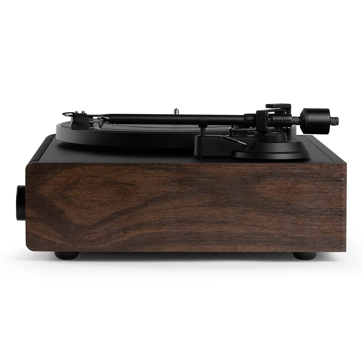 Victrola Victrola Premiere V1 Soundbar System with Built-in Record Player, Wireless Subwoofer and 5.0 Bluetooth Streaming, Stereo Soundbar, 6.5\" Powered Subwoofer, Supports 33-1/3 and 45 RPM Vinyl Records