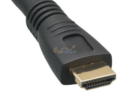 Cable Leader Cablelera HDMI with Ethernet, Male/Male, 35' CL2, 24AWG, Black Color (ZC5598MM-35)