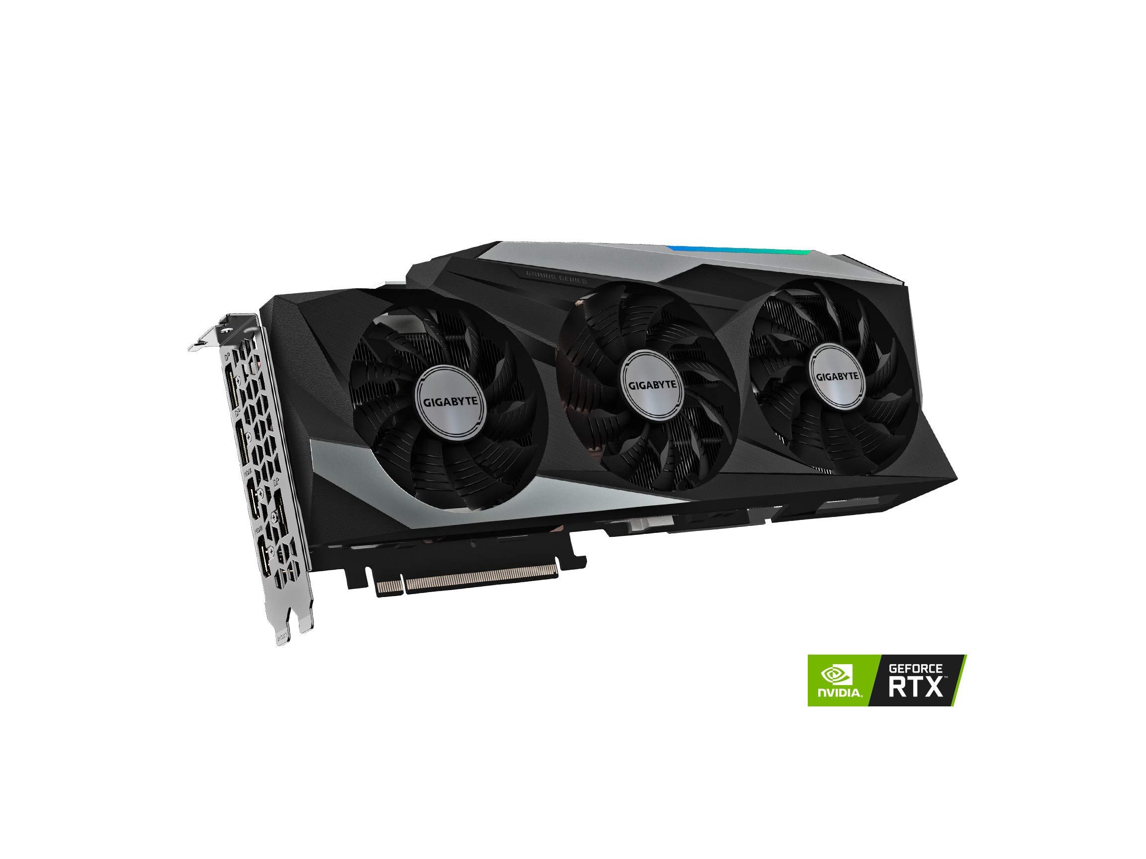 GIGABYTE GIGABYTE GeForce RTX 3080 GAMING OC 10G Graphics Card, 3x WINDFORCE Fans, 10GB 320-Bit GDDR6X, GV-N3080GAMING OC-10GD Video Card