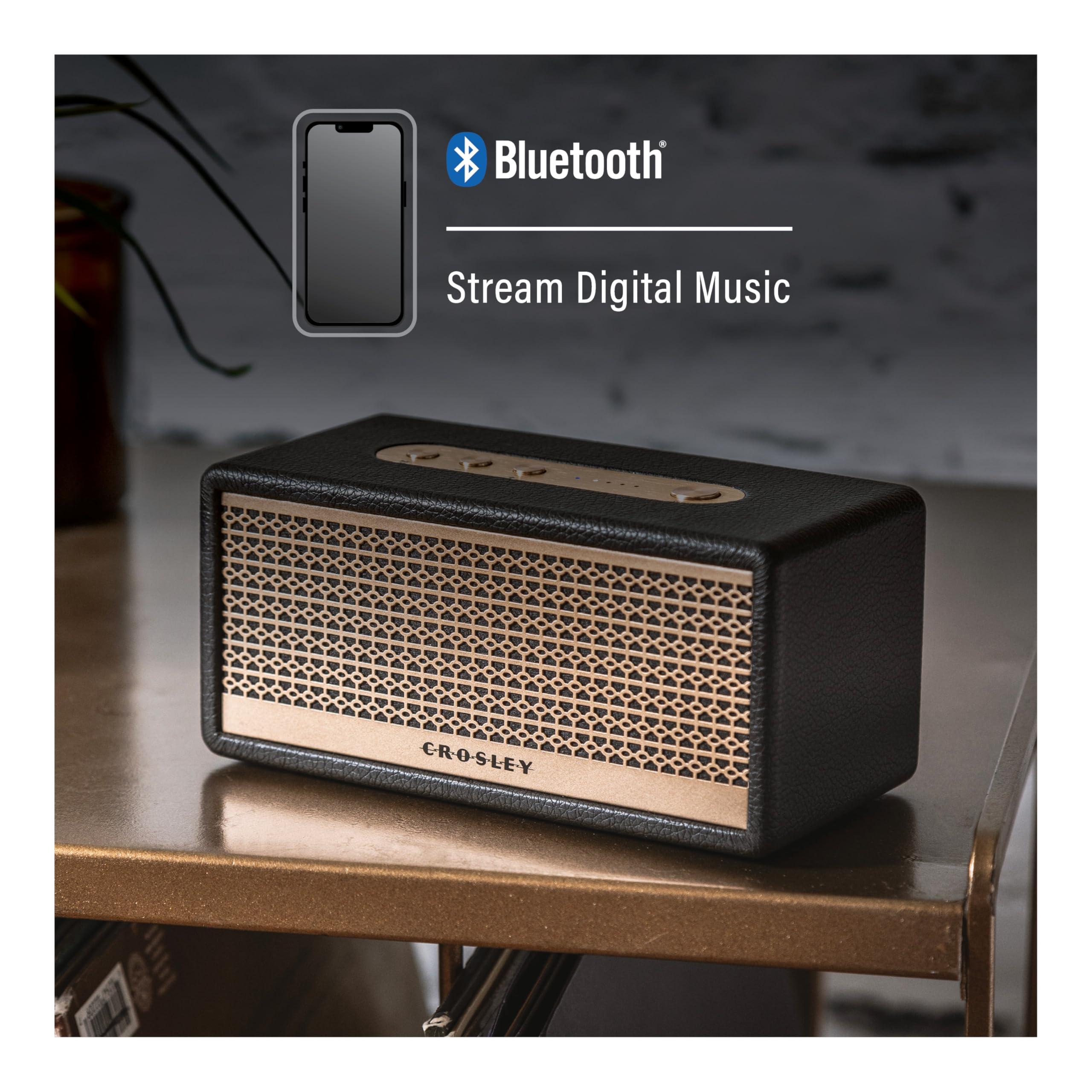 Crosley Crosley CR3113A-BK Montero Small Portable Rechargeable Bluetooth Speaker, Black