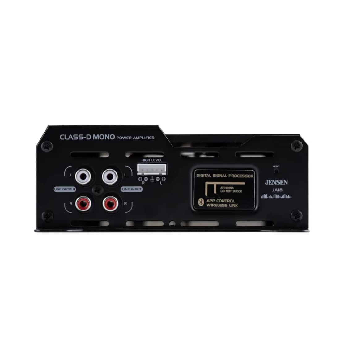 Jensen Jensen JA1B 290W RMS Monoblock Class-D Car Audio Compact Amplifier with DSP
