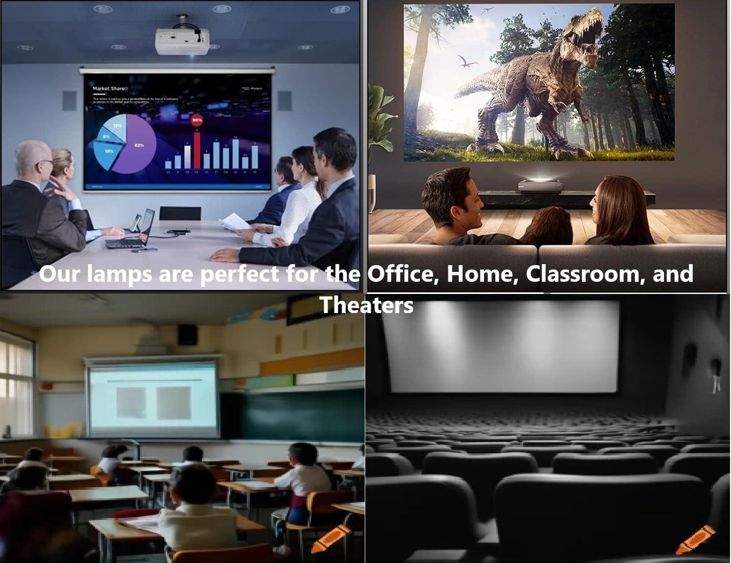 JASPERTRONICS JASPERTRONICS Original Lamp & Housing for The Hitachi CP-WX5500 Projector with Original Specification and Full lifespan Bulb Inside - 1 Year Warranty