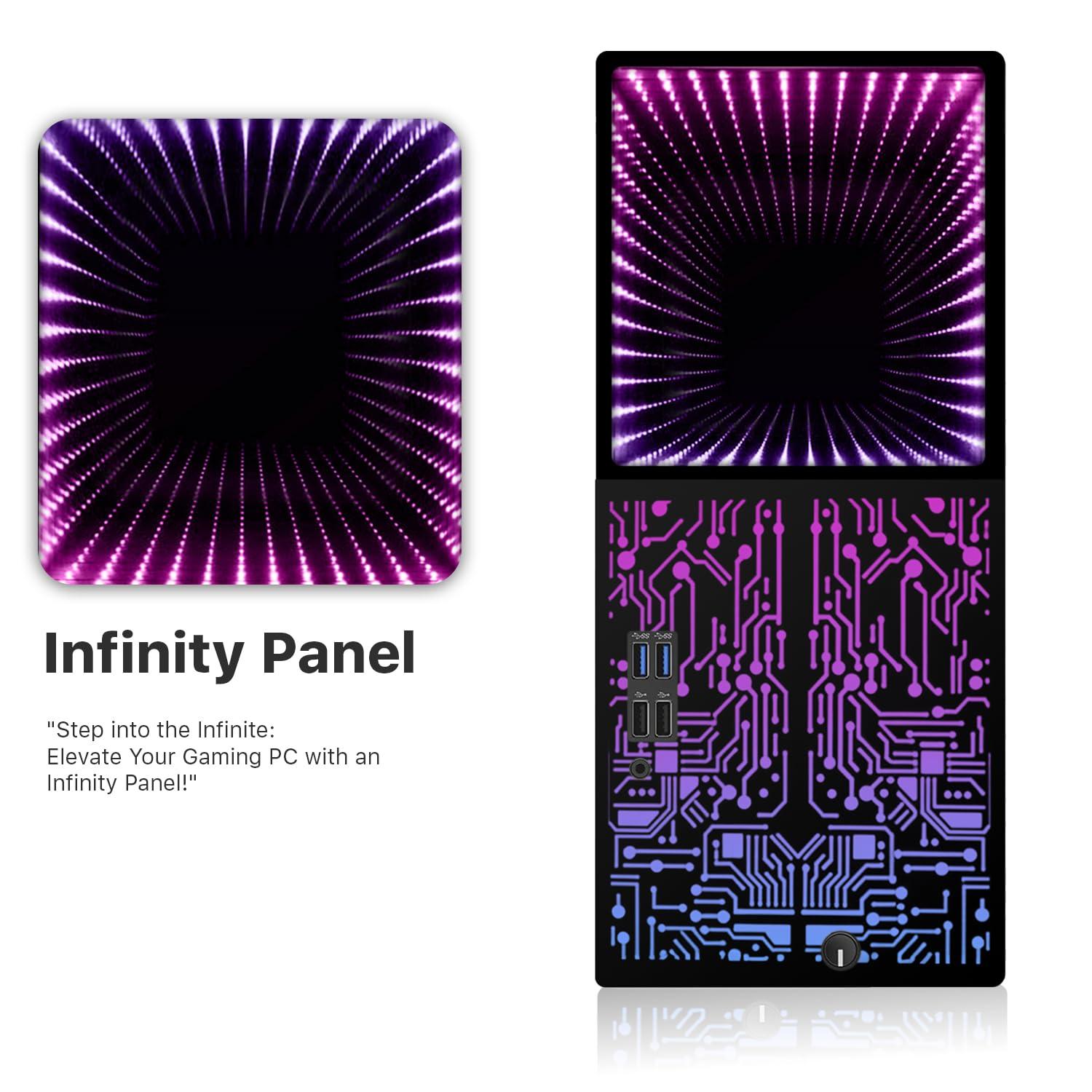 TechMagnet Gaming PC Desktop Intel core i7 6th Gen, Horizon+, GT-730 4GB DDR5, 16GB RAM, 1TB SSD, HDMI, DVI, VGA, RGB Keyboard Mouse, Wi-Fi, Windows 11 Professional (Renewed)