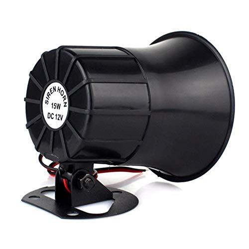 Tokatuker Tokatuker Wired Alarm Siren Horn 15W DC 6 to 12V Security Siren with Bracket for Home Security Alarm System