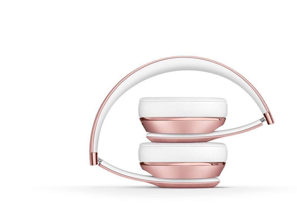 beats beats Solo3 Wireless On-Ear Headphones - Rose Gold (Renewed)