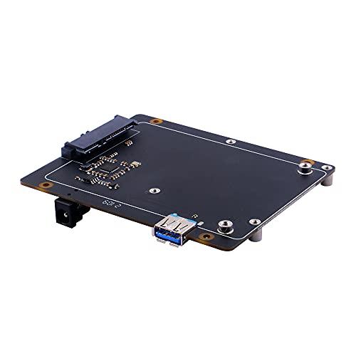 GeeekPi GeeekPi SATA Storage for Raspberry Pi 4, 2.5 inch SATA HDD/SSD Expansion Board X825 V2.0 USB3.0 Shield for Raspberry Pi 4 Model B ( Only for Raspberry Pi 4B )