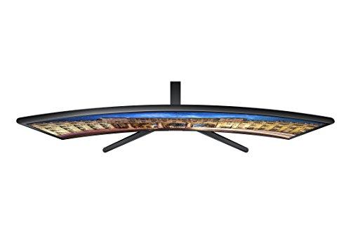 SAMSUNG SAMSUNG 27\" CF39 Series FHD 1080p Curved Computer Monitor, Ultra Slim Design, AMD FreeSync, 4ms response, HDMI, DisplayPort, VESA Compatible, Wide Viewing Angle, LC27F398FWNXZA, Black