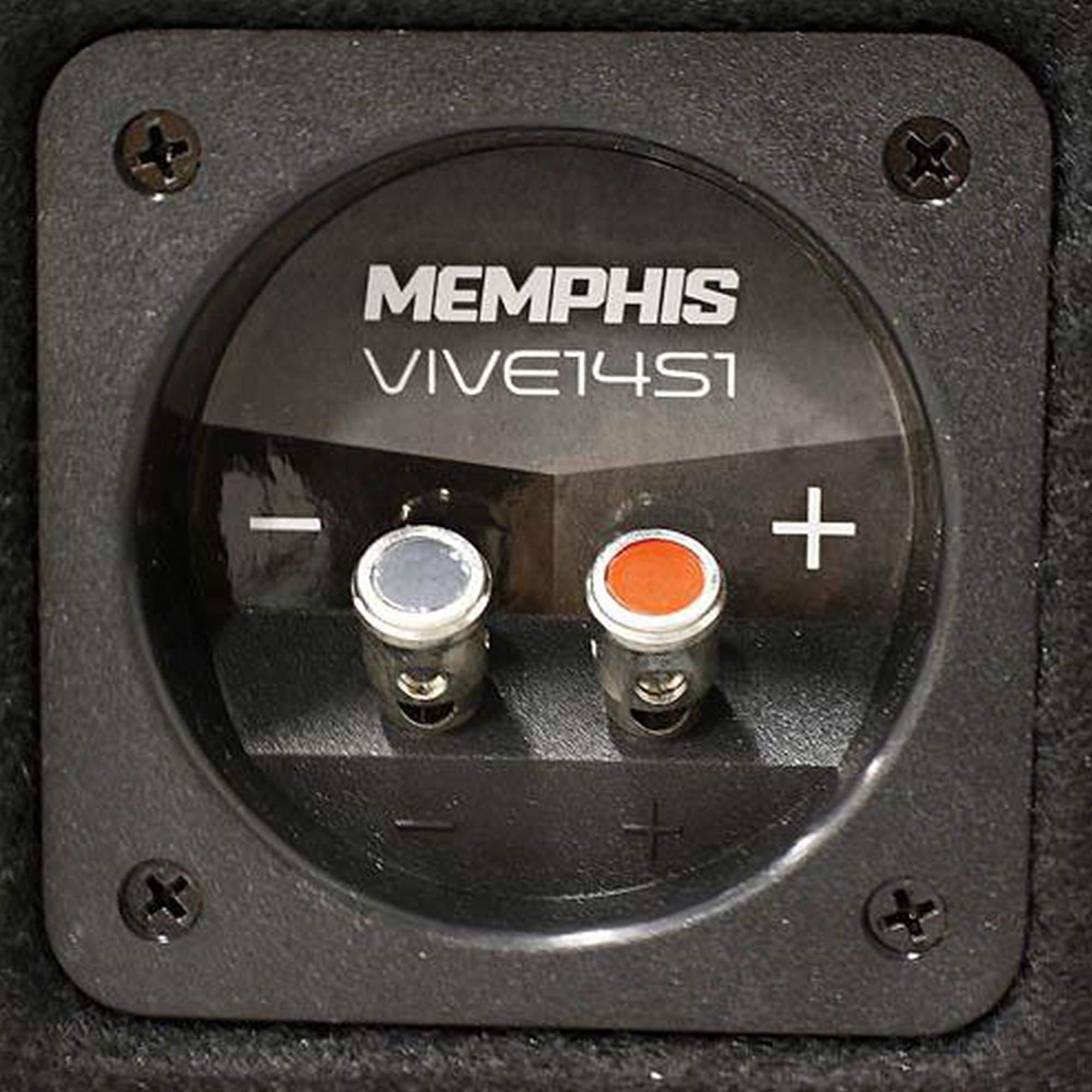 Memphis Memphis Audio Single 14" Loaded Enclosure 4400W Max 1 Ohm VIV Series VIVE14S1