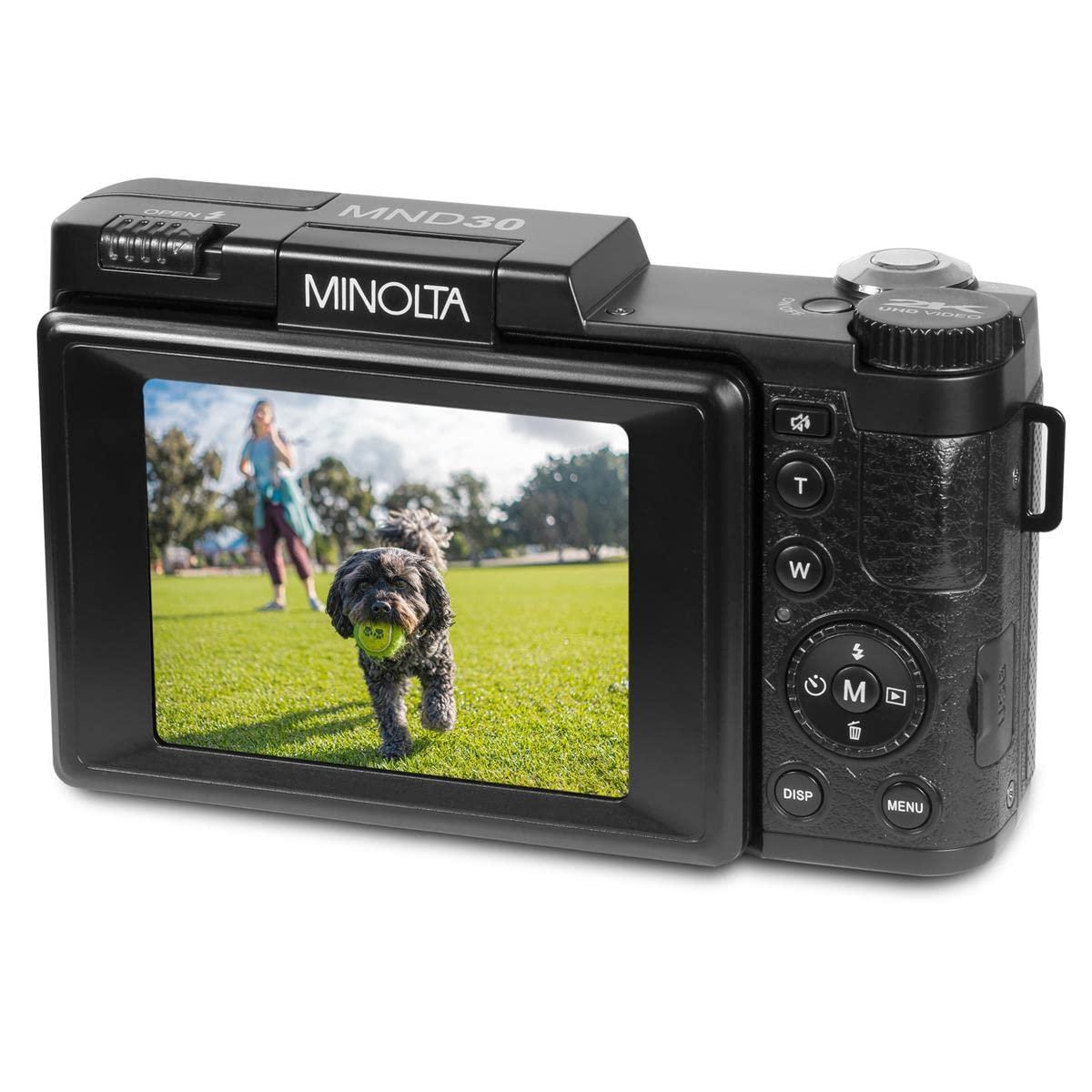 Minolta Minolta MND30 30 MP / 2.7K Ultra HD Digital Camera (Purple)