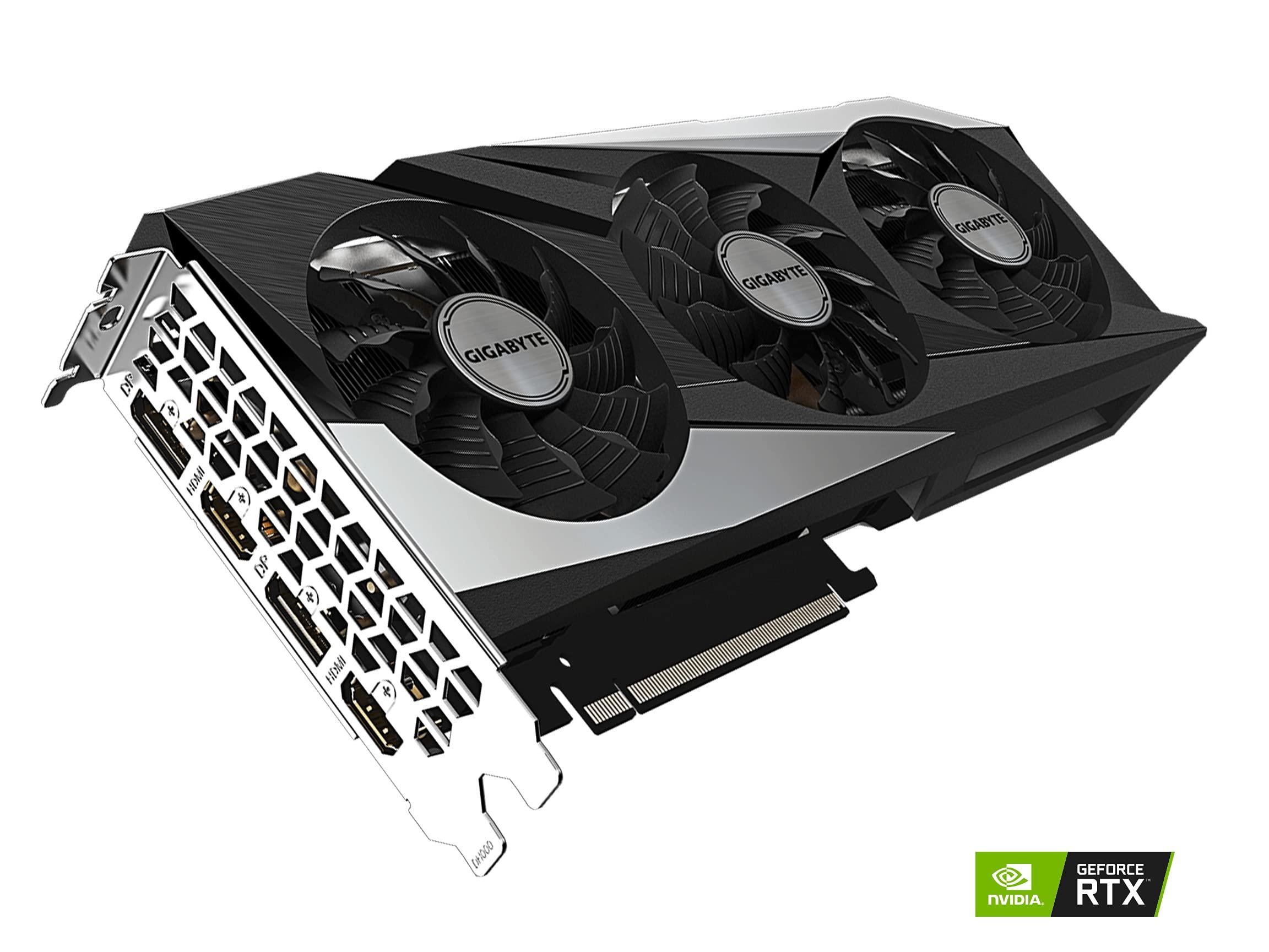 GIGABYTE GIGABYTE GeForce RTX 3060 Ti Gaming OC 8G (REV2.0) Graphics Card, 3X WINDFORCE Fans, LHR, 8GB 256-bit GDDR6, GV-N306TGAMING OC-8GD REV2.0 Video Card