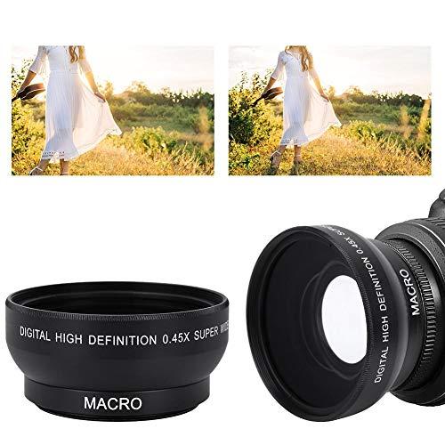 Serounder 0.45X Magnification High Definition Wide Angle Macro Lens for 49mm Mount Camera