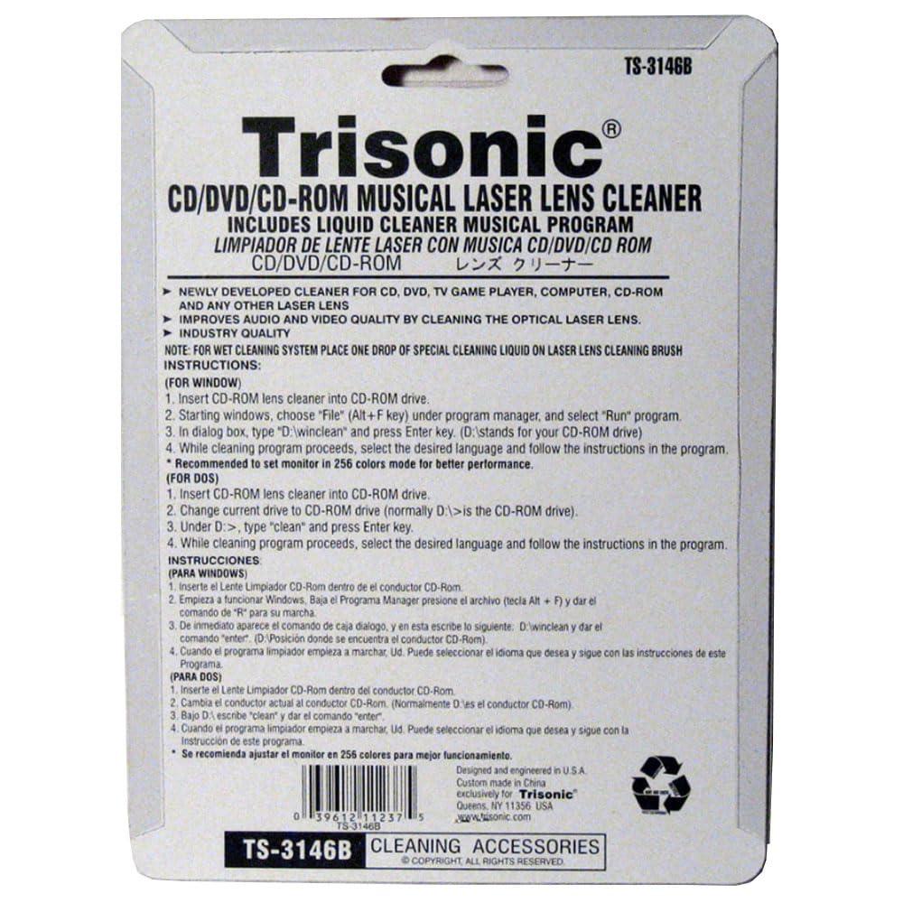 DirectNine Basics 10 PC LOT CD Laser Lens Console Cleaners CD-ROM DVD CD Cleaning Liquid Included