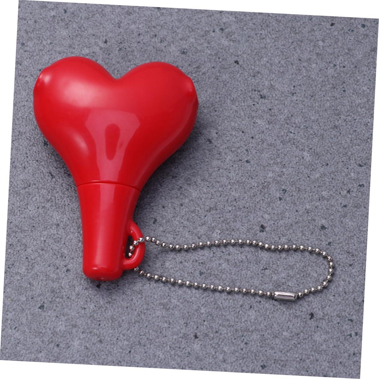 ETHZZLE ETHZZLE Heart Headphone Splitter 2-Way for Music Sharing Heart Shaped Earphone Adapter 3.5mm Jack Red