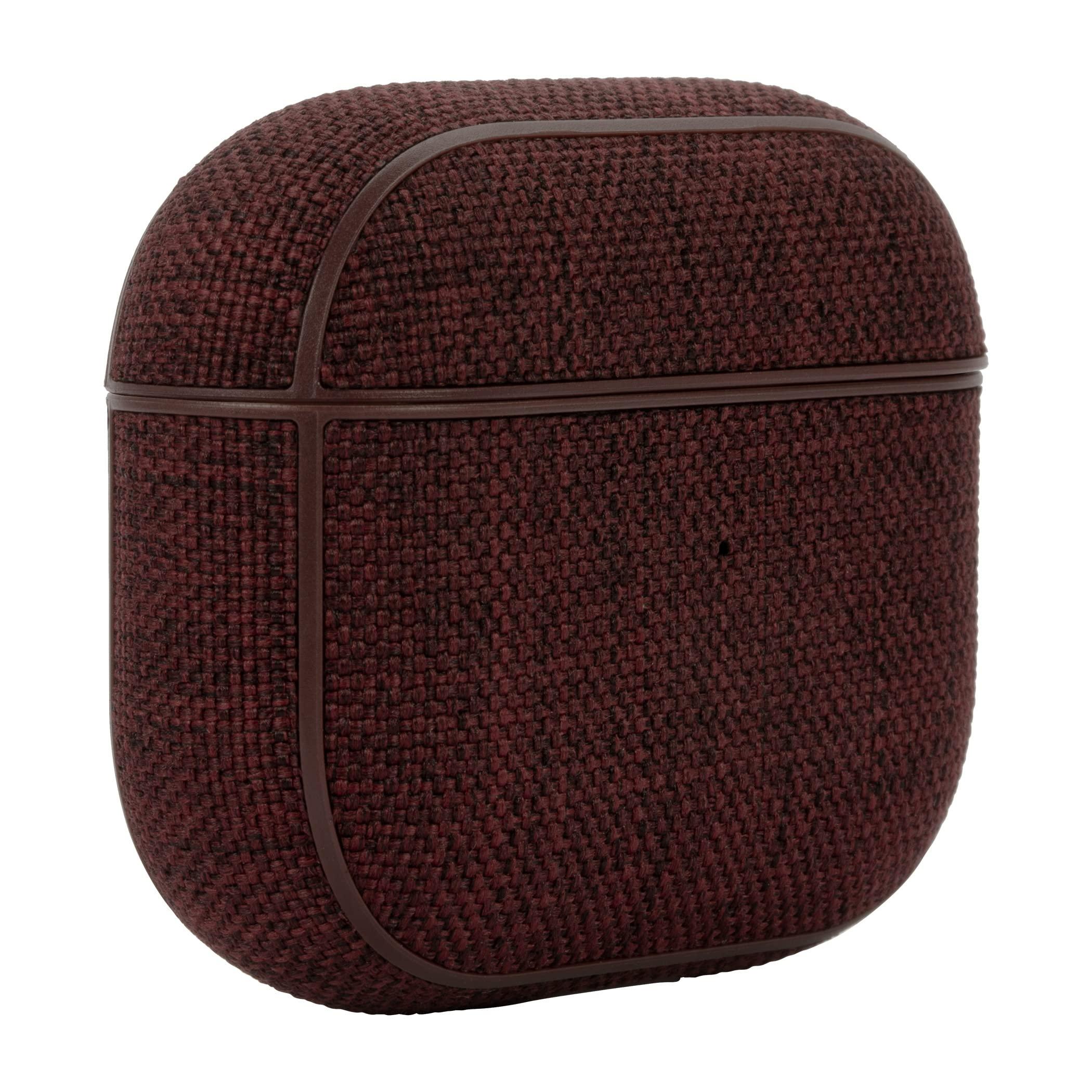 Incase Incase Airpods Case in Woolenex - Airpod 3rd Gen Case - Durable, Lightweight and Protective Cover with Premium Fabric, Scratch-Resistant Design, and Precision Fit for Everyday Use - Deep Red