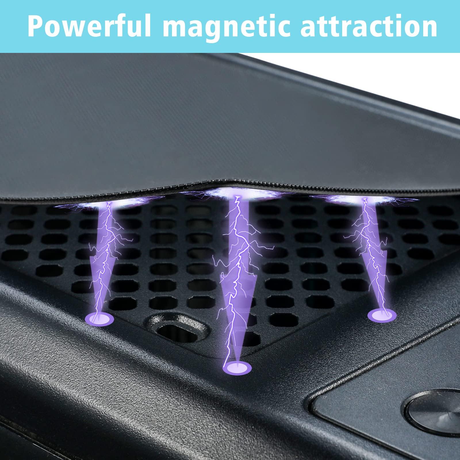 YSSHUI 360mm x 120mm PC Case Dust Mesh Filter [2 Pack], Magnetic Frame Computer Fan Dust Mesh PC Cooler Filter Dustproof PVC Cover Grills - Black