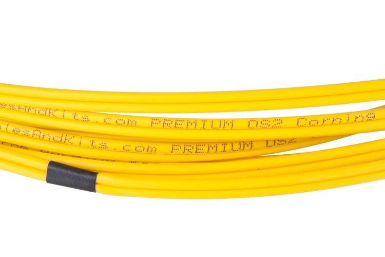 CablesAndKits CablesAndKits - 10m LC-LC OS2 Premium Singlemode Duplex 9/125 LSHZ Corning Fiber Optic Cable, Lifetime Wty