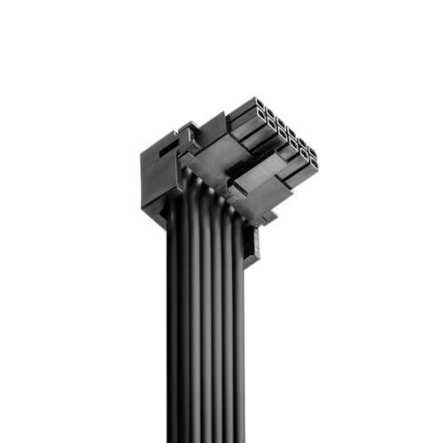 CableMod CableMod Basics RT-Series 12VHPWR 90 Degree StealthSense PCI-e Cable for ASUS/Seasonic/Phanteks - Variant B (Black, 16-pin to Dual 8-pin, 60cm)
