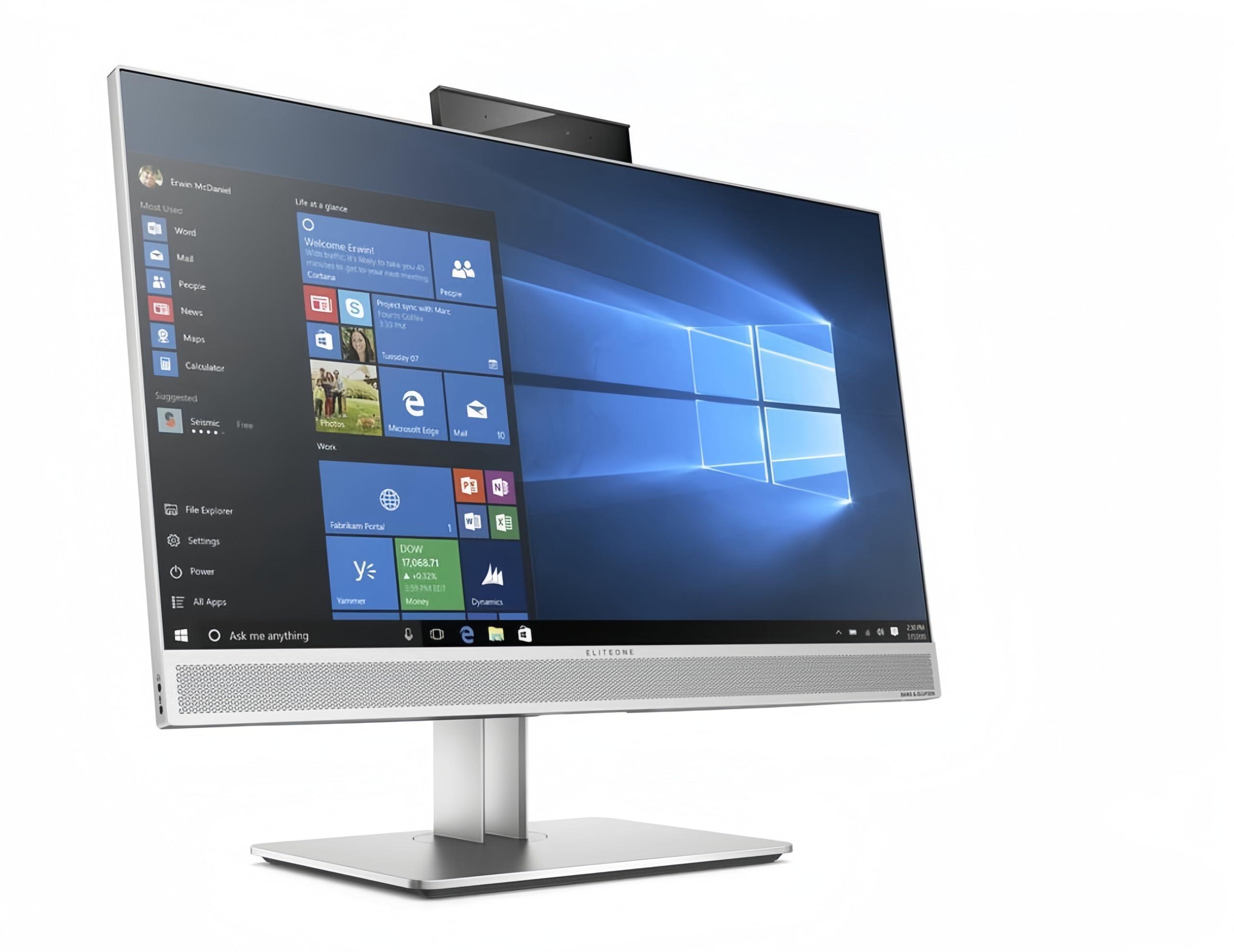 HP HP EliteOne 800 G3 All-in-One Desktop, 23.8\" FHD (1920x1080), Intel Core i5-6500T 3.2GHz, 16GB RAM, 256GB SSD, Wired Keyboard and Mouse, Windows 10 Pro (Renewed)