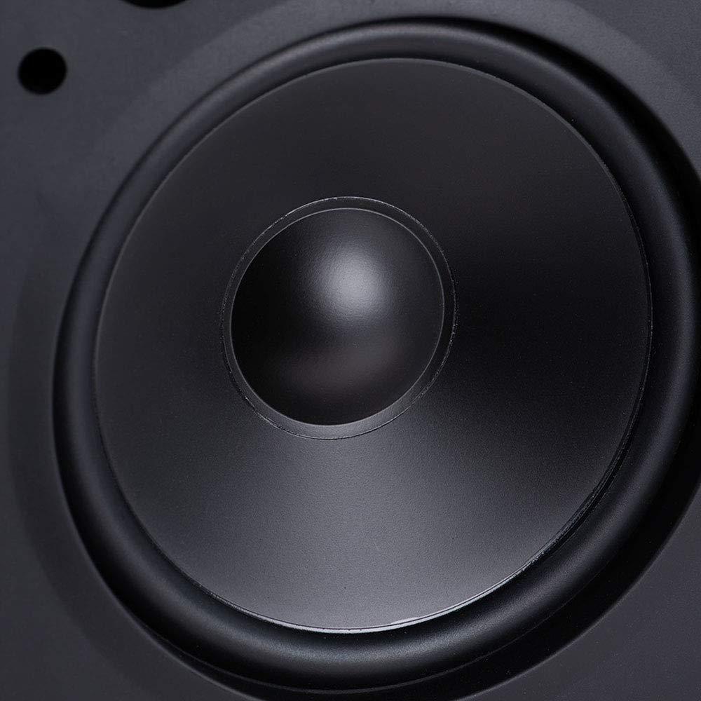 OSD Audio OSD 8\" Outdoor Patio Speaker Pair 180W, Weatherproof IP54 Rated Aluminum Grilles, Black AP840