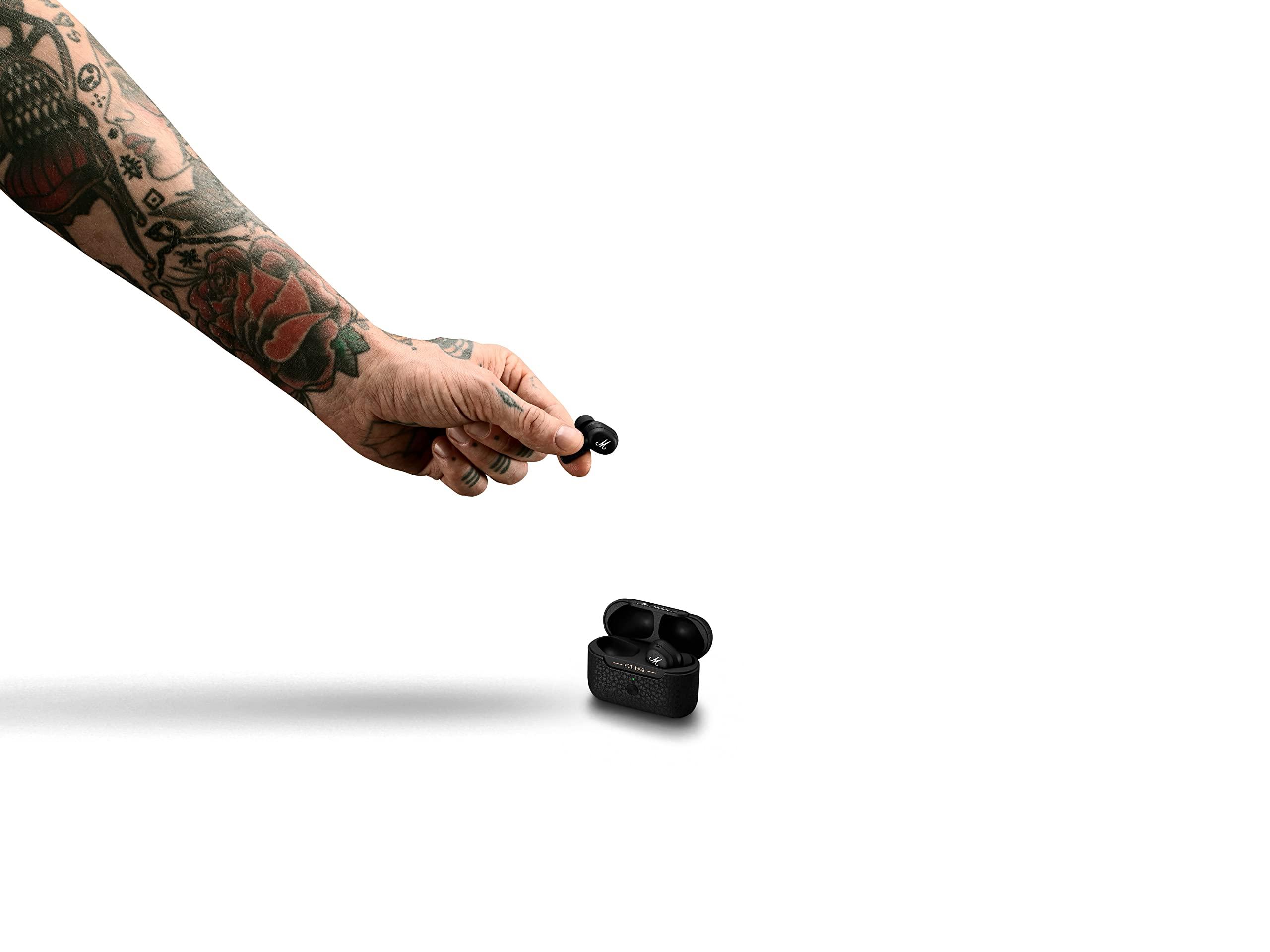 Marshall Marshall Motif True Wireless Noise Canceling Headphones, In Ear, Black