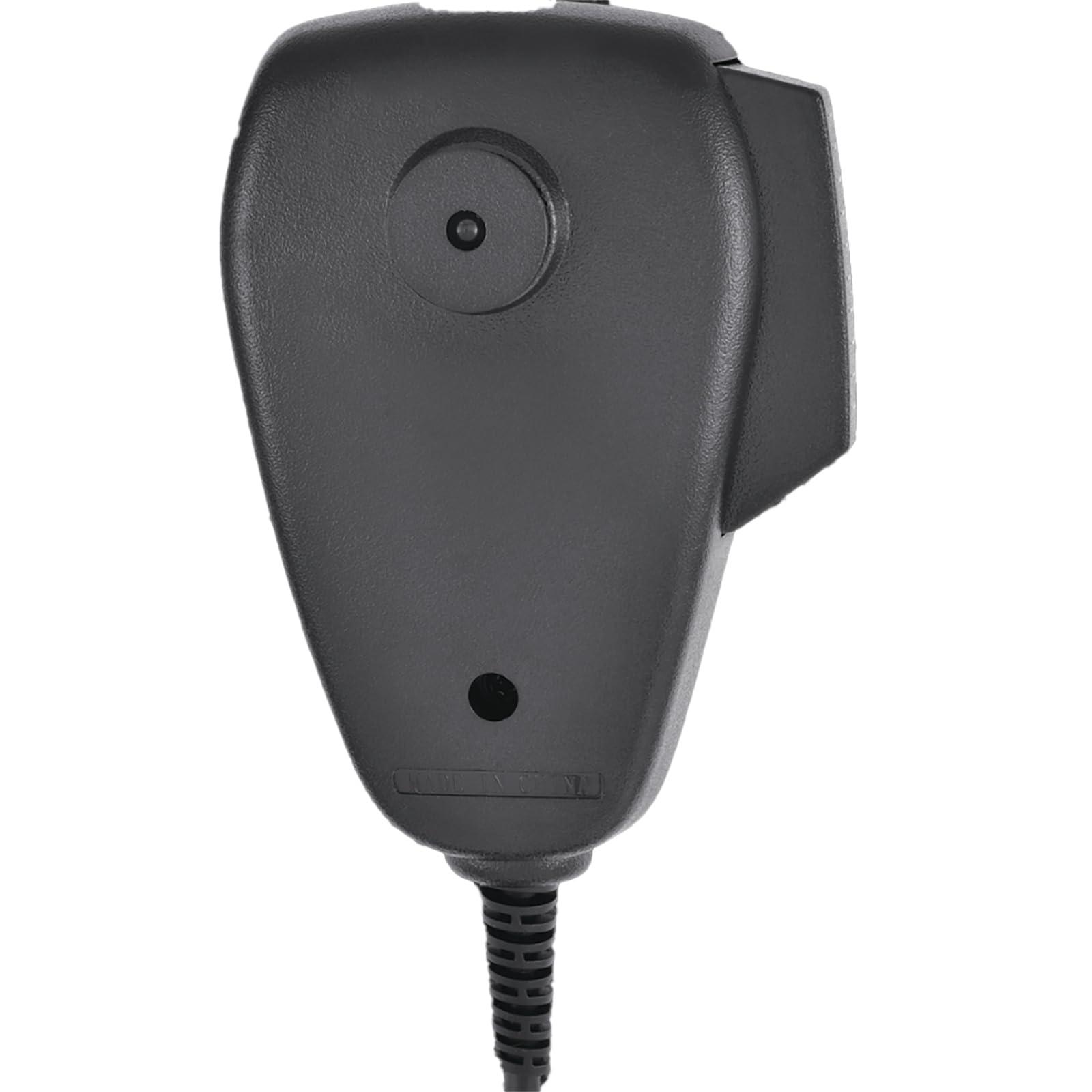 Cobra Digital Cobra HG M73 Premium Dynamic Replacement CB Microphone (Black) – 4 Pin Connector, 9 Foot Cord, Heavy Duty ABS Shell, Wire Mesh Grille, Left Side Push To Talk, Chrome Connector