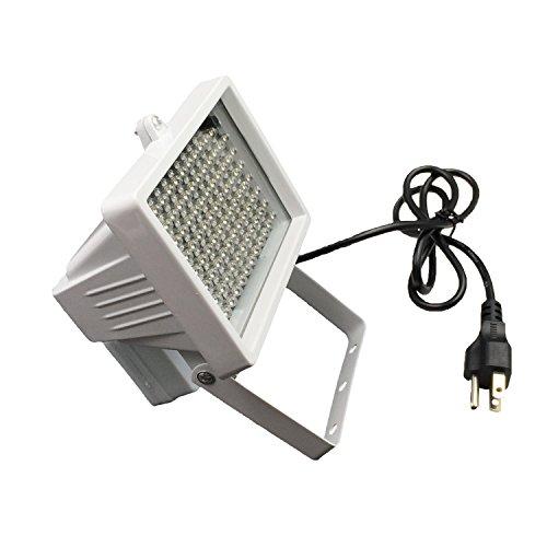 DMetric DMetric IR Illuminator, AC 110V - 220V 850nm Infrared 96 LED Night Vision Waterproof Lamp for Indoor Outdoor Security CCTV Camera, Long Range 80m (263 feet) and Wide Angle 60 Degree