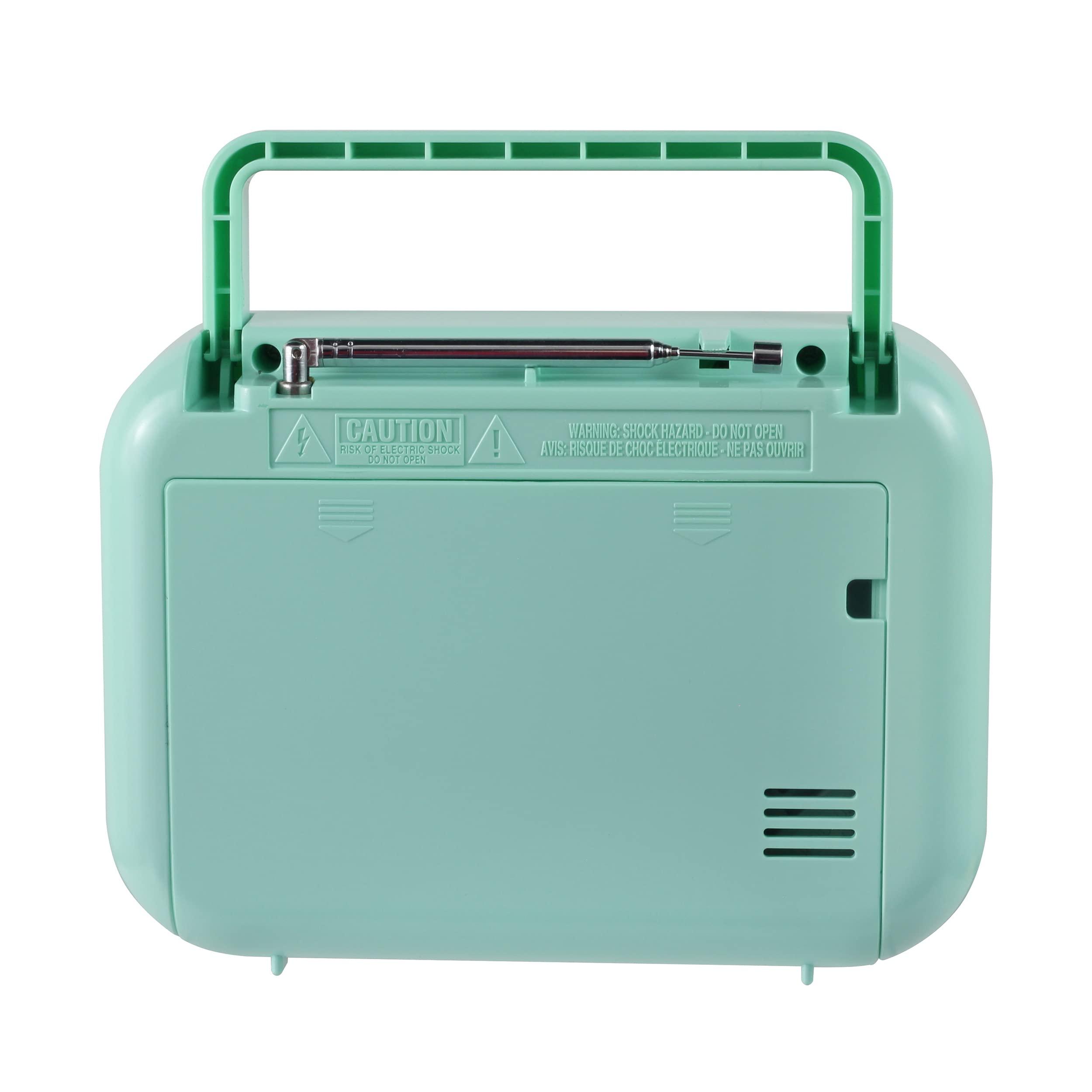 Studebaker Studebaker Mint Green Vintage Home Portable Retro AM/FM Radio with Headphone Jack - (Limited Edition)