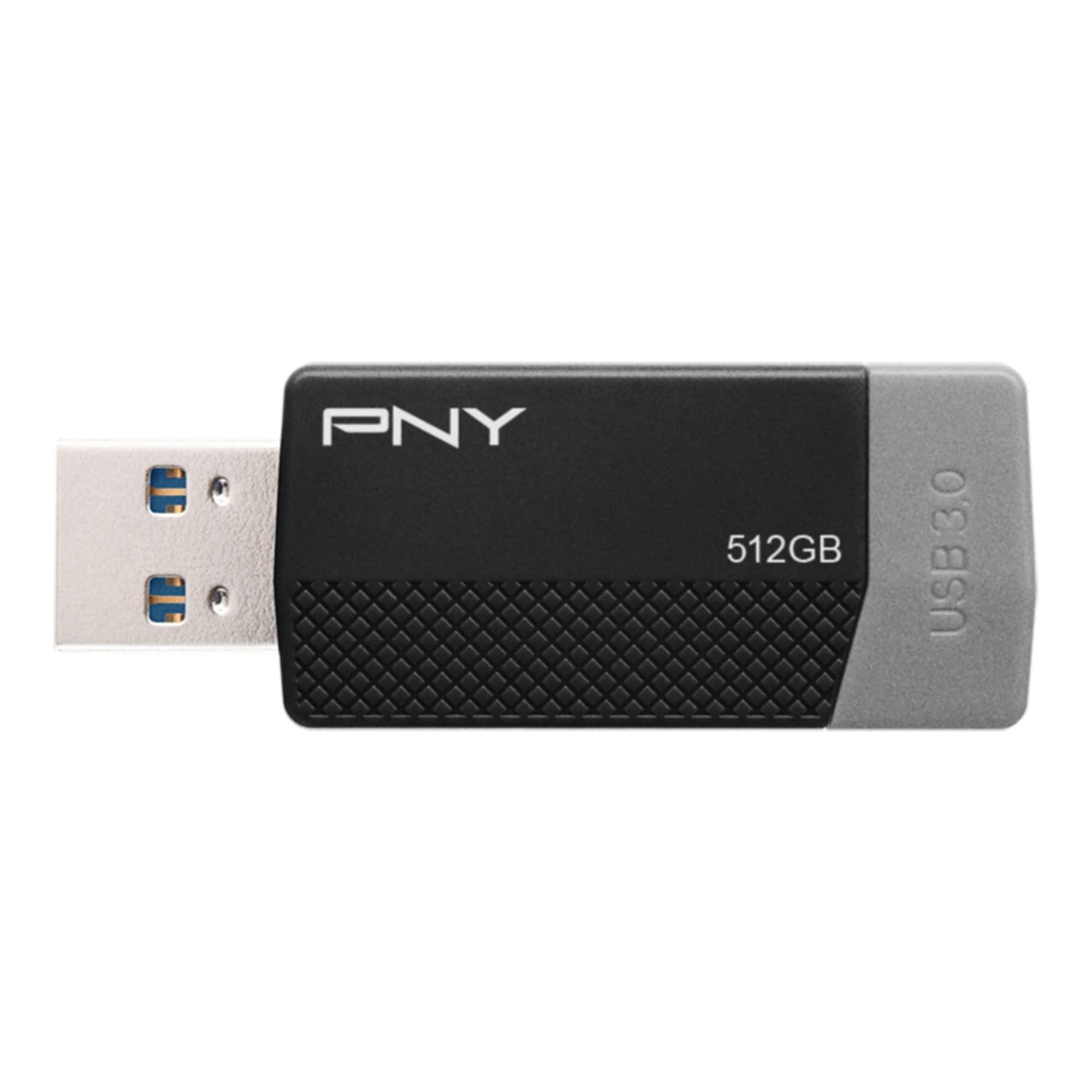 PNY PNY USB 3.0 Flash Drive, 512GB, Black