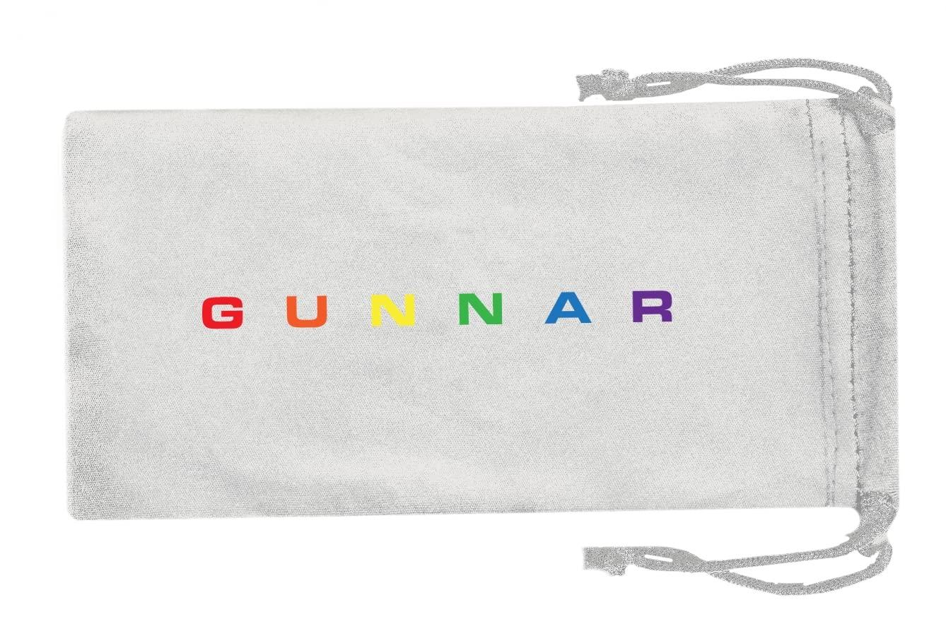 Gunnar Gunnar - Blue Light Reading Glasses - Blocks 65% Blue Light - Enigma, Pride Edition, Amber Tint