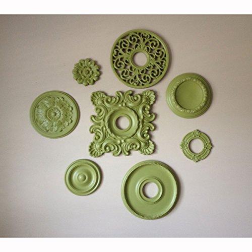 Ekena Millwork Ekena Millwork CM12LE Legacy Acanthus Ceiling Medallion, 12 3/4"OD x 7/8"P (Fits Canopies up to 3 1/2"), Factory Primed