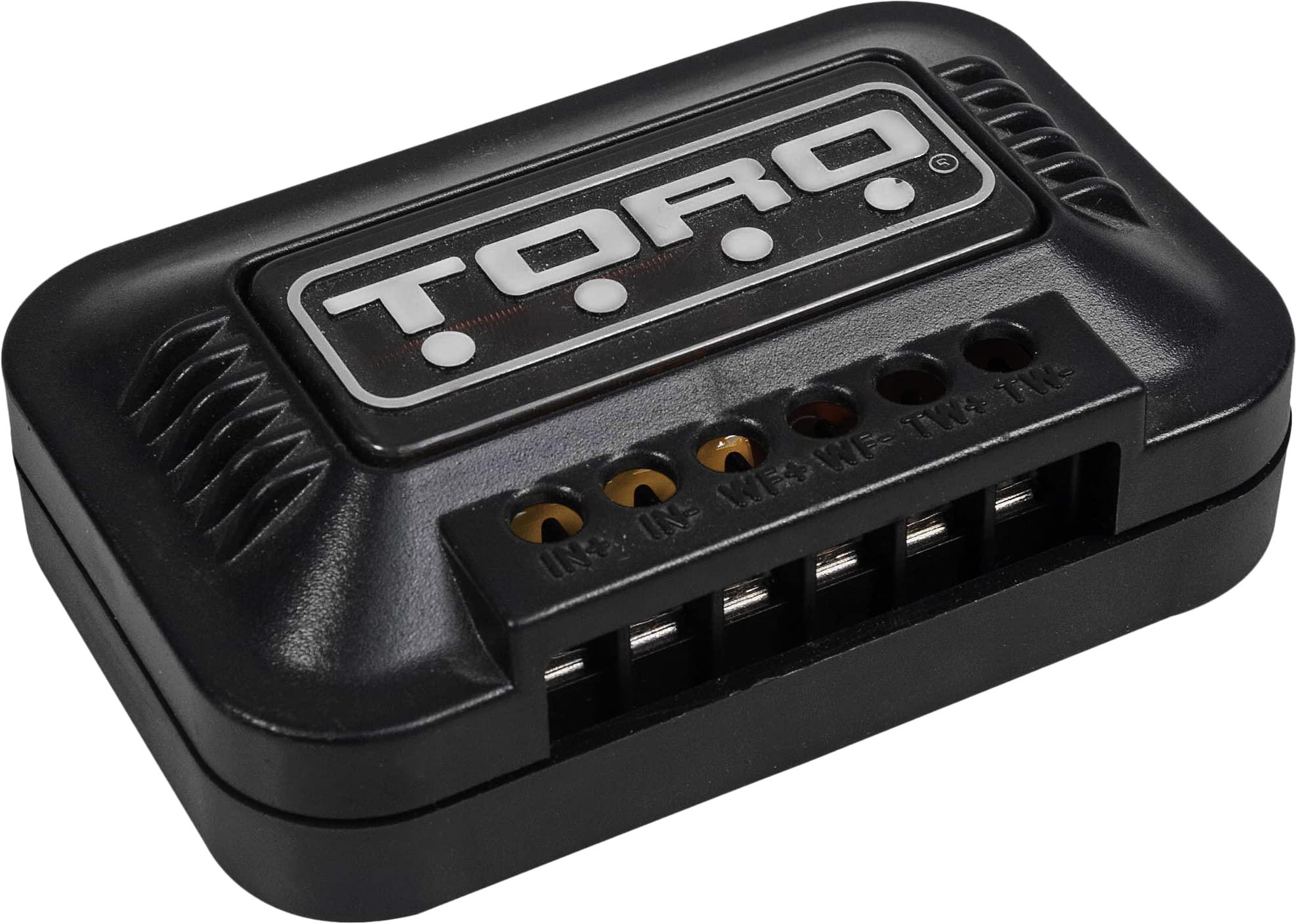 TORO TECH TORO TECH PM6K, 6.5 Inch 2-Way Component Kit Pro Audio Shallow Mount Speakers - 340 Watts RMS Power / 140 Watts Music Program, 25mm Aluminum Tweeters, 4 Ohm, 1.5\" Voice Coil (Pair)