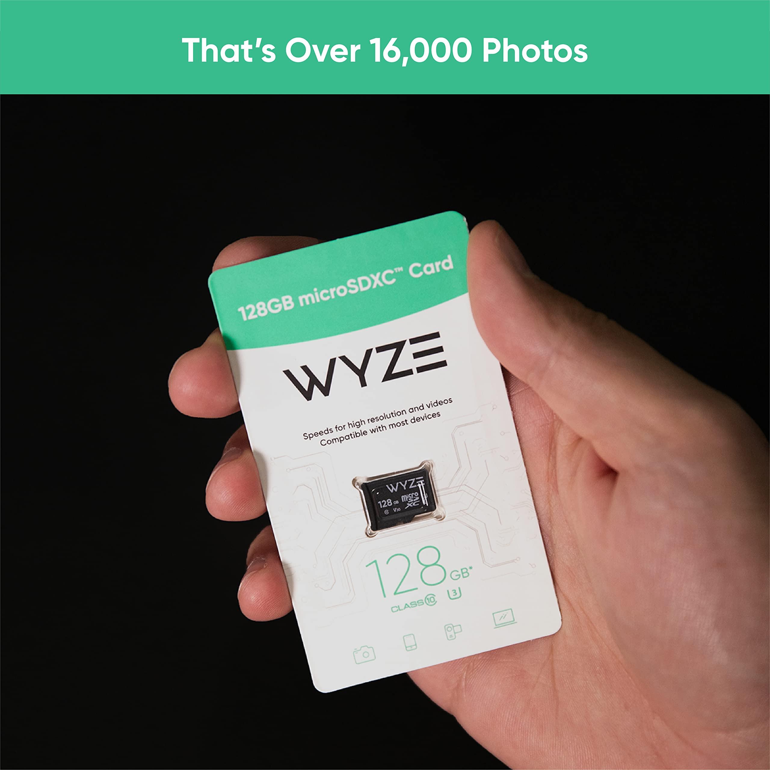 WYZE Wyze Expandable Storage 128GB MicroSDXC Card Class 10, Black