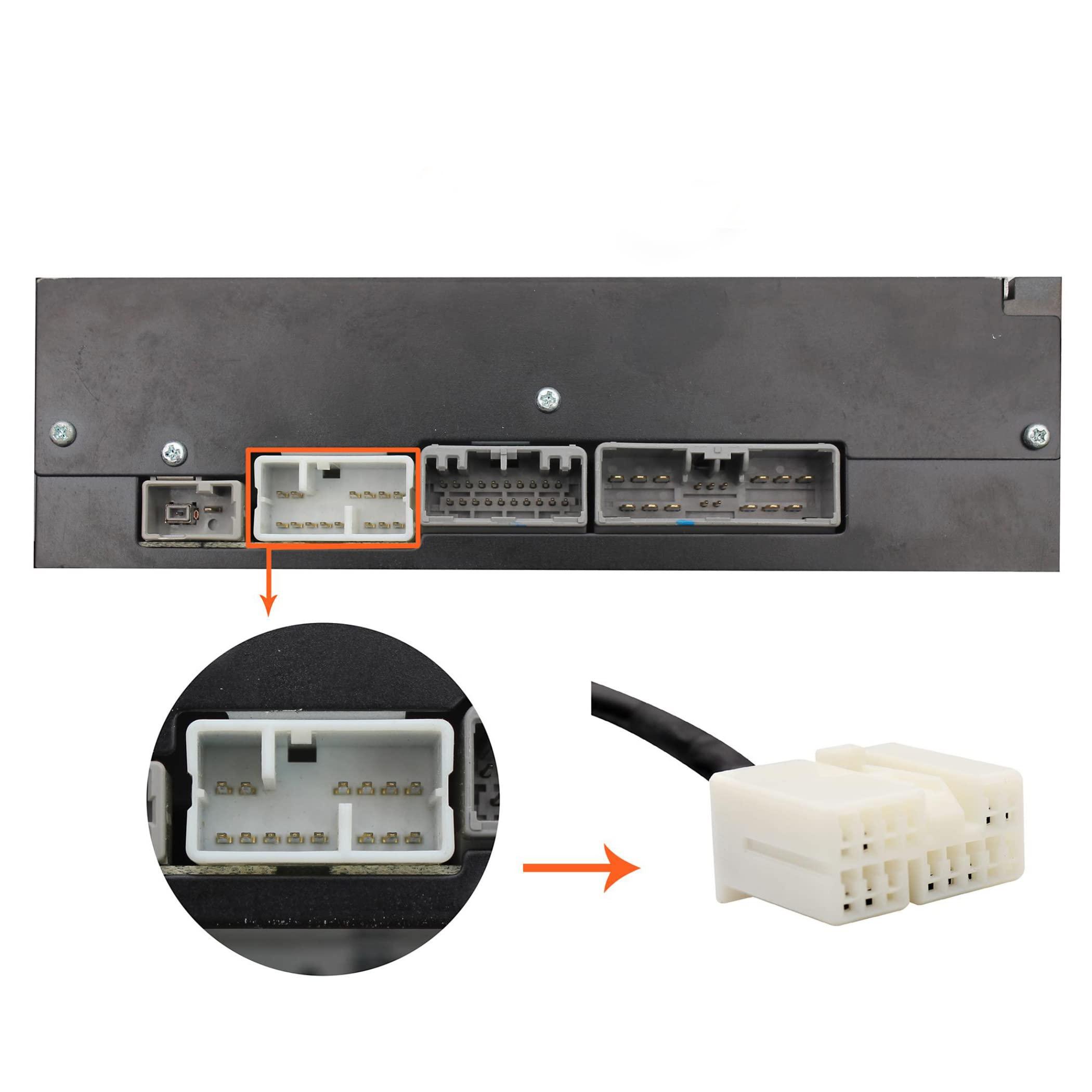 Yomikoo Car Audio CD to AUX Input Adapter CD Changer for Honda Accord 2003-2012, City 2002-2011, CRV 2005-2014, Civic 2006-2012, Odyssey 2005-2010, TSX 2004-2011