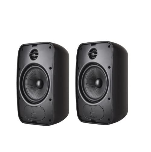 Sonance Sonance Mariner 64 Black Outdoor Speakers, Multiple Weather-Resistant Technologies, Precision FastMount, (Pair)