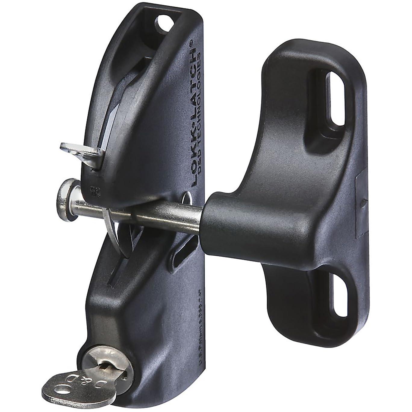 National Hardware National Hardware N346-201 V6201 LokkLatch in Black, 4-9/16\"