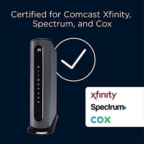 Motorola Motorola MG8702 | DOCSIS 3.1 Cable Modem + Wi-Fi Router (High Speed Combo) with Intelligent Power Boost | AC3200 Wi-Fi Speed | Approved for Comcast Xfinity, Cox, and Charter Spectrum