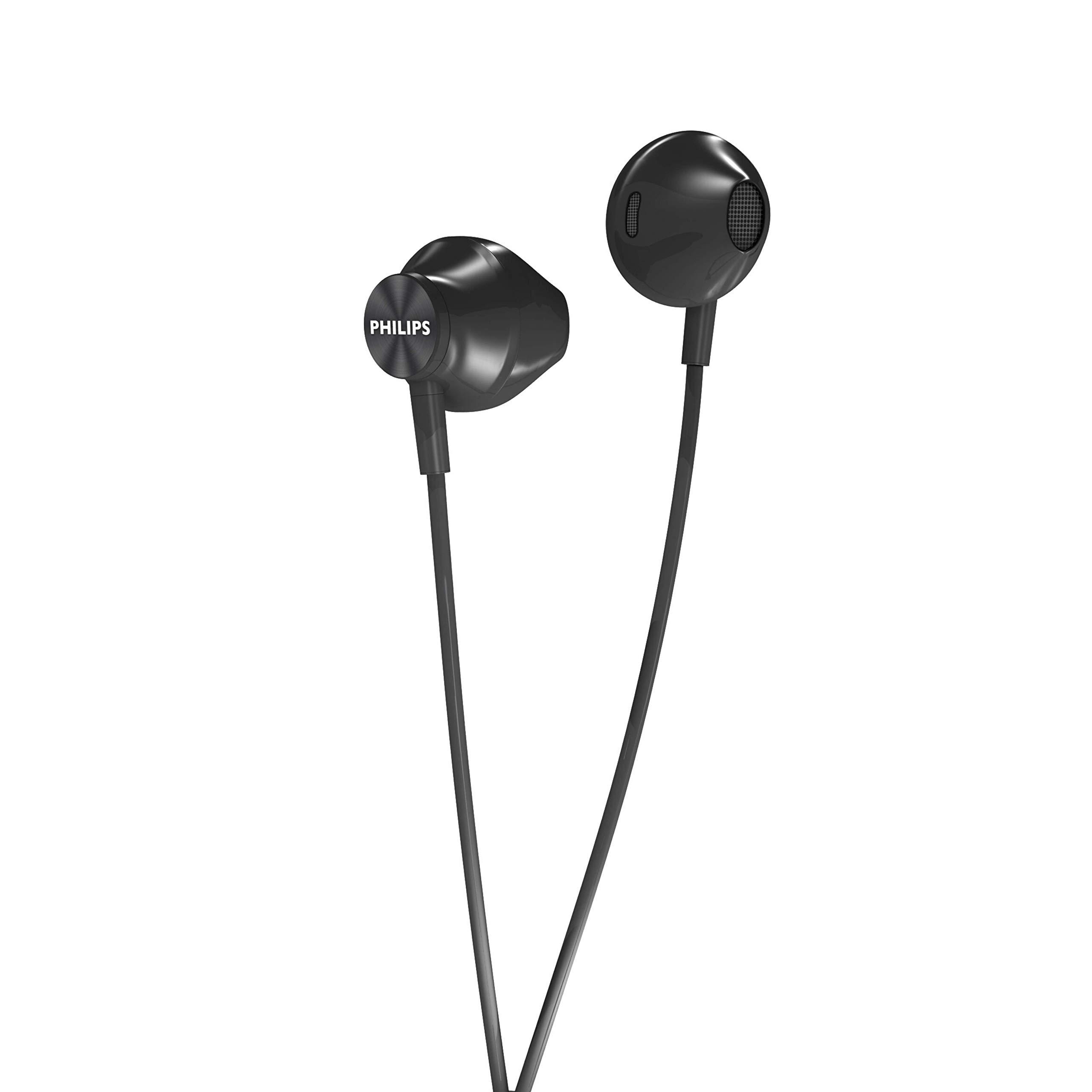 PHILIPS Philips Wired Earbuds Earphones, in Ear Headphones, Bass Crystal Clear Sound, Ergonomic Comfort-Fit