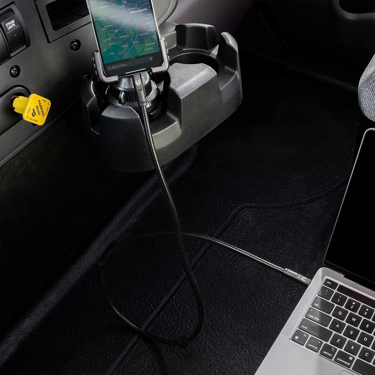 Cummins Cummins Steel Braided USB-C(R) Lightning(R) Charging Cord HD Steel Compatible with Apple(R) Devices 4ft CMN4701