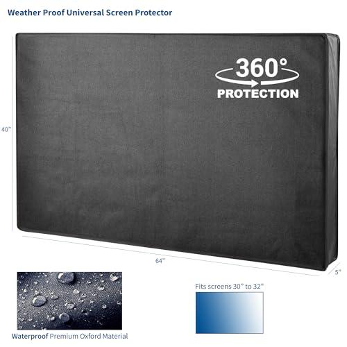 VIVO VIVO Flat Screen TV Cover Protector for 65 to 70 inch Screens, Universal, Outdoor, Weatherproof, Water Resistant COVER-TV065B